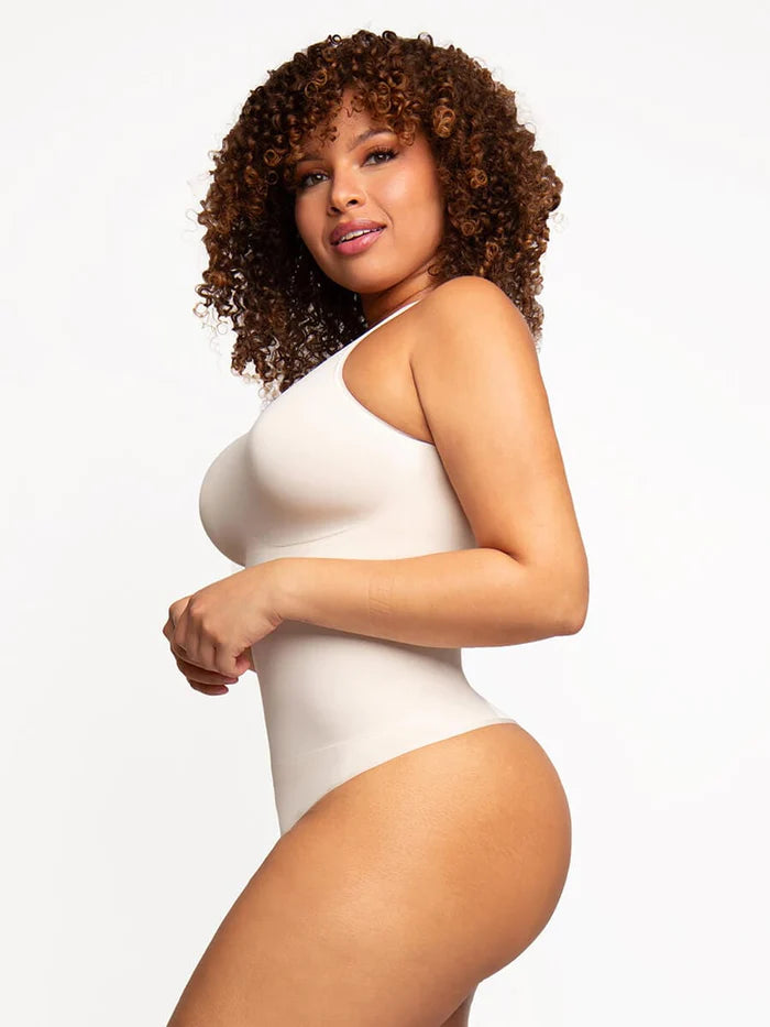 Seamless Second Skin Feel (Outer Crew) Thong Design Bodysuit 🌿 Eco-friendly