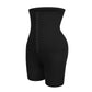 Waist Trainer Shorts with Three Row Hook and Eye Double Layer Fabric