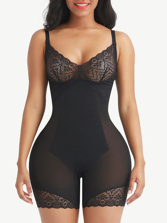 Lux- Lace Design Shaper with Removable Straps