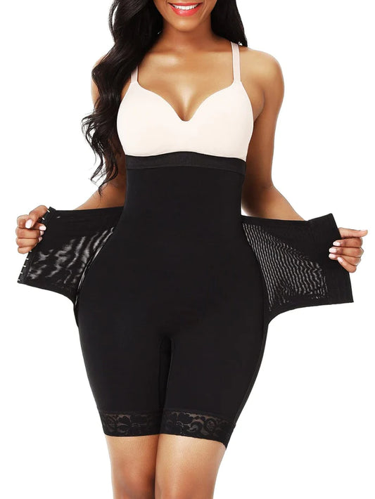 The Tummy Trimmer Shaper Shorts with Added Tummy Support Belt Attachment