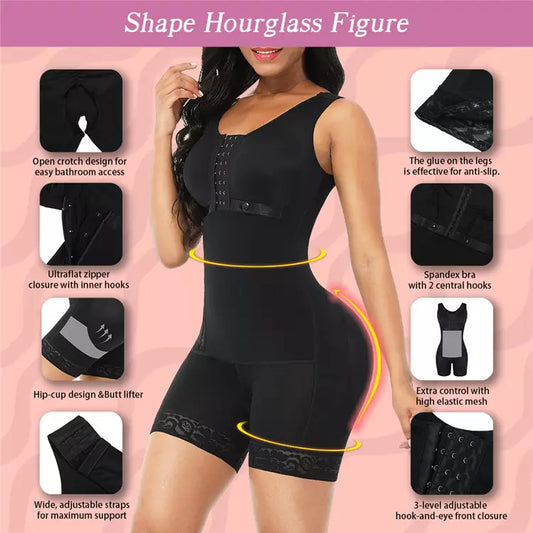 Post-surgical Full Body Shaper Recommended for BBL and Lipo Procedures (STAGE 2)