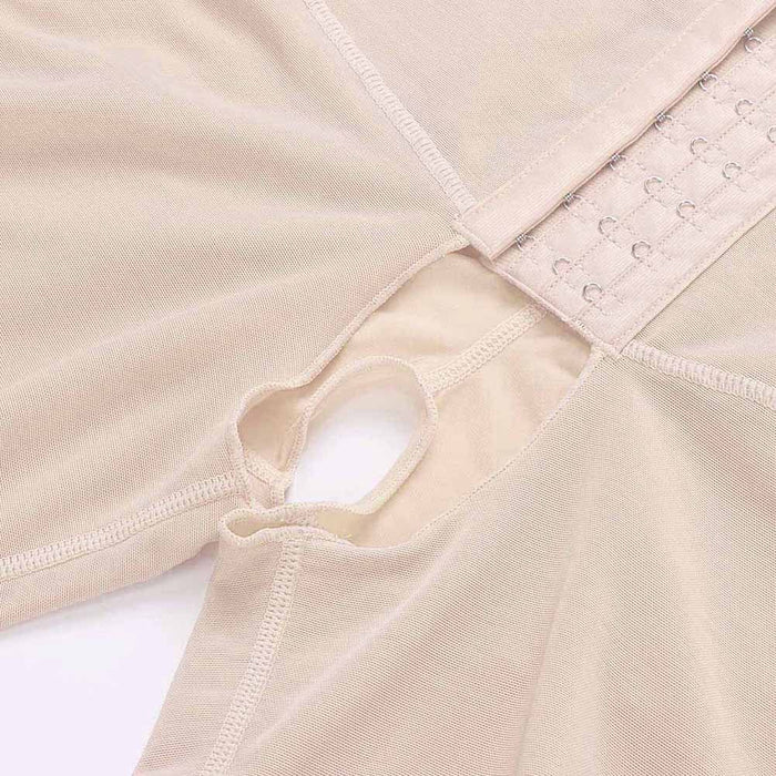 Three Layer Body Shaper with Three Row Hook and Eye Support